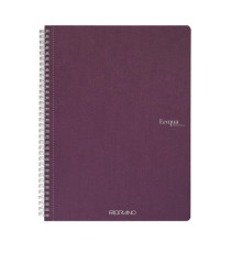 Maxiquaderno Ecoqua original - spiralato - A4 - 90 gr - 1 rigo - 70 fogli - vino - Fabriano Maxiquaderno Ecoqua original - spiralato - A4 - 90 gr - 1 rigo - 70 fogli - vino - Fabriano