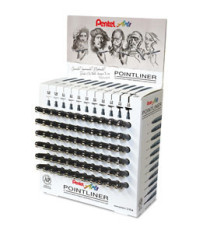 Pointliner - gradazioni assortite - Pentel - expo 66 pezzi Pointliner - gradazioni assortite - Pentel - expo 66 pezzi