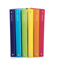 Raccoglitore 4R - 245x307 mm - diametro 15 mm - colori assortiti - Colorosa Raccoglitore 4R - 245x307 mm - diametro 15 mm - colori assortiti - Colorosa
