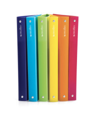 Raccoglitore 4R - 245x307 mm - diametro 15 mm - colori assortiti - Colorosa Raccoglitore 4R - 245x307 mm - diametro 15 mm - colori assortiti - Colorosa
