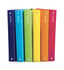 Raccoglitore 4R - 245x307 mm - diametro 30 mm - colori assortiti - Colorosa Raccoglitore 4R - 245x307 mm - diametro 30 mm - colori assortiti - Colorosa