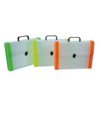 Valigetta Polionda - 38x53cm - dorso 5cm - dorso fluo - Colorosa Valigetta Polionda - 38x53cm - dorso 5cm - dorso fluo - Colorosa