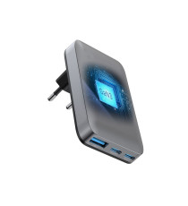 Caricabatterie da muro ultraslim 2 USB-C type-c e 1 USB-A 65W 4A Forcell F-Energy GaN III VT-47 caricatore PD e Quick Charge 4.0 Caricabatterie da muro ultraslim 2 USB-C type-c e 1 USB-A 65W 4A Forcell F-Energy GaN III VT-47 caricatore PD e Quick Charge 4.0