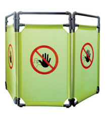 Barriera per interni - NO ENTRY - 3 pannelli - 170 x 100 cm - PL - giallo Barriera per interni - NO ENTRY - 3 pannelli - 170 x 100 cm - PL - giallo