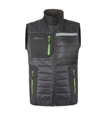 Gilet Wall - taglia L - PL - grigio/verde - U-Power