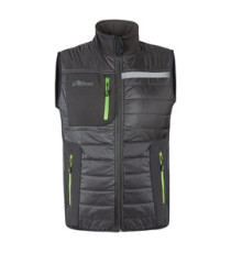 Gilet Wall - taglia M - PL - grigio/verde - U-Power