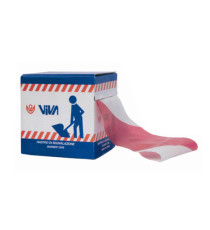 Nastro segnaletico di sicurezza - 7 cm x 200 m - PE - rosso/bianco - Viva Nastro segnaletico di sicurezza - 7 cm x 200 m - PE - rosso/bianco - Viva