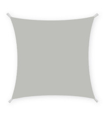 Tenda a vela quadrata ombreggiante - 3 x 3 m - PL - cenere - Garden Friend Tenda a vela quadrata ombreggiante - 3 x 3 m - PL - cenere - Garden Friend