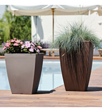 Vaso Quadro Veneto - 56 L - PE - antracite - TeraPlast Vaso Quadro Veneto - 56 L - PE - antracite - TeraPlast