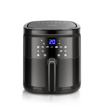 Friggitrice ad aria Aigostar 7 litri 1900W, 80-200 gradi, touch screen led, cestello estraibile, misura L416xW318xH346mm