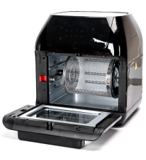 Friggitrice ad aria Aigostar 12 litri 1500W, touch screen led, Funzione rotante per arrostire polli interi L336.7xW336xH368mm Friggitrice ad aria Aigostar 12 litri 1500W, touch screen led, Funzione rotante per arrostire polli interi L336.7xW336xH368mm