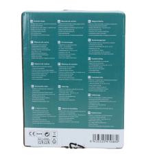 Bilancia da cucina digitale professionale in vetro temperato bianca fino a 5Kg display lcd -tasto tara e unità L205xW150xH20mm Bilancia da cucina digitale professionale in vetro temperato bianca fino a 5Kg display lcd -tasto tara e unità L205xW150xH20mm