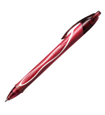 Penna a sfera a scatto Gelocity Quick Dry  - punta 0,7mm - rosso - Bic - conf. 12 pezzi Penna a sfera a scatto Gelocity Quick Dry  - punta 0,7mm - rosso - Bic - conf. 12 pezzi