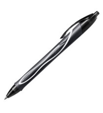 Penna a sfera a scatto Gelocity Quick Dry -  punta 0,7mm - nero - Bic - conf. 12 pezzi