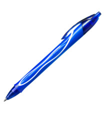 Penna a sfera a scatto Gelocity Quick Dry - punta 0,7mm - blu  - Bic - conf. 12 pezzi