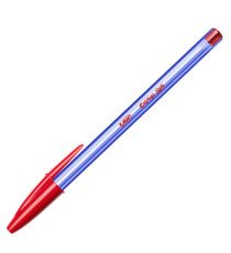 Penna a sfera con cappuccio Cristal Soft  - punta 1,2mm - rosso - Bic - conf. 50 pezzi