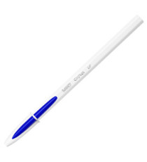 Penna a sfera Cristal Up con cappuccio  - punta media 1,2mm  - blu - Bic - conf. 20 pezzi Penna a sfera Cristal Up con cappuccio  - punta media 1,2mm  - blu - Bic - conf. 20 pezzi