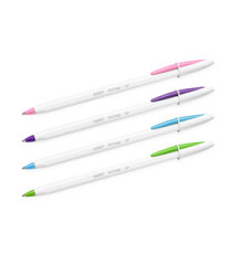 Penna a sfera Cristal Up con cappuccio - punta media 1,2mm - fun  - Bic - conf. 20 pezzi Penna a sfera Cristal Up con cappuccio - punta media 1,2mm - fun  - Bic - conf. 20 pezzi