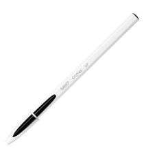 Penna a sfera Cristal Up con cappuccio - punta media 1,2mm - nero  - Bic - conf. 20 pezzi
