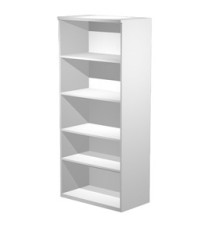 Mobile Agorà - alto a giorno - 80 x 45 x 181,8 cm - bianco