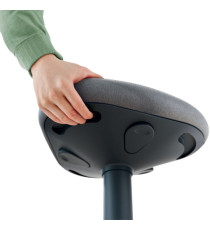 Sgabello Active Comfort da seduta - grigio scuro - Leitz