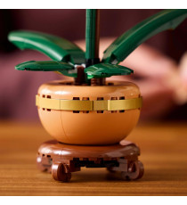 Lego Botanicals - Mini-orchidea - Lego 10343 The Botanical Collection con Vaso, Bocciolo e Foglie Artificiali 274pz Anni 18+