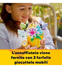 Lego Creator 3in1 - Innaffiatoio con fiori - Lego 31149 Trasformabile in Stivale Giallo o 2 Uccelli con Trespolo Anni 8+ 420pz