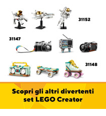 Lego Creator 3in1 - Innaffiatoio con fiori - Lego 31149 Trasformabile in Stivale Giallo o 2 Uccelli con Trespolo Anni 8+ 420pz