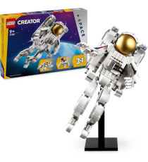 Lego Creator 3in1 - Astronauta - Lego 31152 Trasformabile in Cane o in Astronave Viper Jet Anni 9+ 647pz