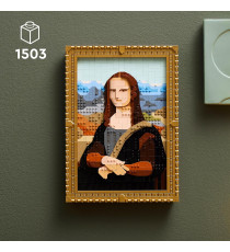 Lego Art - Gioconda - Lego 31213 Opera d'Arte Rinascimentale di Leonardo da Vinci 1503pz Anni 18+