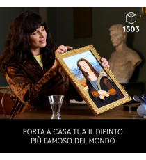 Lego Art - Gioconda - Lego 31213 Opera d'Arte Rinascimentale di Leonardo da Vinci 1503pz Anni 18+
