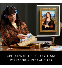 Lego Art - Gioconda - Lego 31213 Opera d'Arte Rinascimentale di Leonardo da Vinci 1503pz Anni 18+