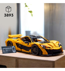 Lego Technic - McLaren P1™ - Lego 42171 motore V8 a pistoni, porte apribili, alettone regolabile Anni 18+ 3893pz
