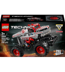 Lego Technic - Pull-back Monster Jam™ ThunderROARus™ - Lego 42200 per i fan di gare Monster Jam Anni 7+ 232pz