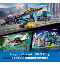 Lego City - Autobus turistico rosso a due piani - Lego 60407 con Veicolo in Stile Londinese e 5 Minifigure Anni 7+ 384pz