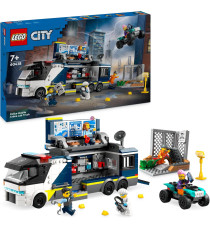 Lego City - Camion laboratorio mobile della polizia - Lego 60418 Quad Bike, 2 Agenti, 1 Scienziato e 2 Criminali Anni 7+ 674pz