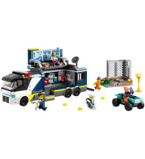 Lego City - Camion laboratorio mobile della polizia - Lego 60418 Quad Bike, 2 Agenti, 1 Scienziato e 2 Criminali Anni 7+ 674pz