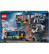 Lego City - Camion laboratorio mobile della polizia - Lego 60418 Quad Bike, 2 Agenti, 1 Scienziato e 2 Criminali Anni 7+ 674pz