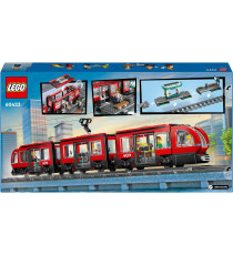Lego City - Tram e fermata del tram - Lego 60423 Treno con stazione e vagoni ferroviari Anni 7+ 811pz