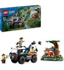 Lego City - Fuoristrada dell’Esploratore della giungla - Lego 60426 con Tigre e Grotta Anni 6+ 314pz