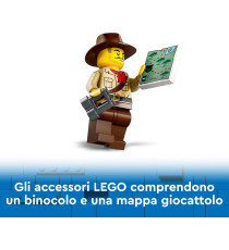 Lego City - Fuoristrada dell’Esploratore della giungla - Lego 60426 con Tigre e Grotta Anni 6+ 314pz