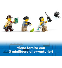 Lego City - Fuoristrada dell’Esploratore della giungla - Lego 60426 con Tigre e Grotta Anni 6+ 314pz