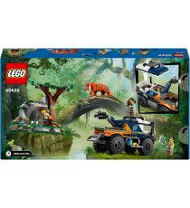 Lego City - Fuoristrada dell’Esploratore della giungla - Lego 60426 con Tigre e Grotta Anni 6+ 314pz