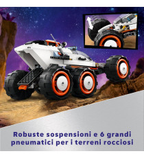 Lego City - Rover esploratore spaziale e vita aliena - Lego 60431 con Astronauti, Robot e 2 Alieni Anni 6+ 311pz