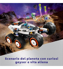 Lego City - Rover esploratore spaziale e vita aliena - Lego 60431 con Astronauti, Robot e 2 Alieni Anni 6+ 311pz