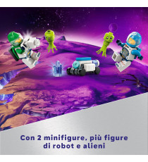 Lego City - Rover esploratore spaziale e vita aliena - Lego 60431 con Astronauti, Robot e 2 Alieni Anni 6+ 311pz