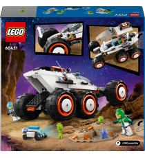 Lego City - Rover esploratore spaziale e vita aliena - Lego 60431 con Astronauti, Robot e 2 Alieni Anni 6+ 311pz