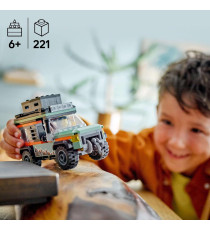 Lego City - Fuoristrada di montagna 4x4 - Lego 60447 Set con Jeep e minifigura Anni 6+ 221pz