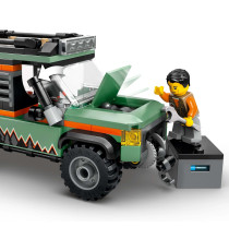 Lego City - Fuoristrada di montagna 4x4 - Lego 60447 Set con Jeep e minifigura Anni 6+ 221pz