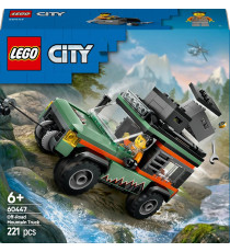 Lego City - Fuoristrada di montagna 4x4 - Lego 60447 Set con Jeep e minifigura Anni 6+ 221pz